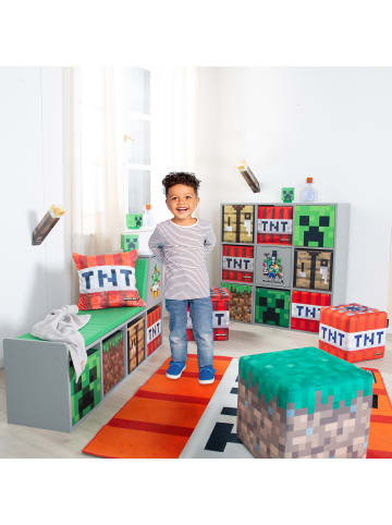 Minecraft Minecraft Sitzhocker, 2er Set, TNT-Würfel und Grasblock