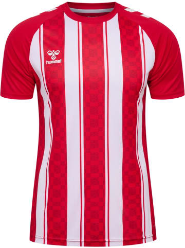 Hummel T-Shirt "Match Striped Jersey S/S" in Rot