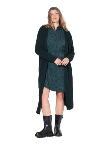 Studio Untold Strickjacke in mitternachtsgrün