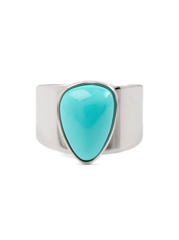 Luxenter Ring Sheak mit Rhodium-Sheak blue