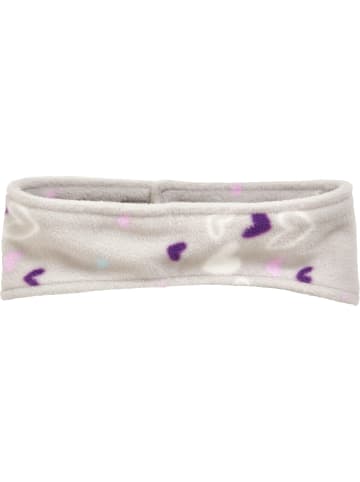 Playshoes Fleece-Stirnband Herzchen in grau