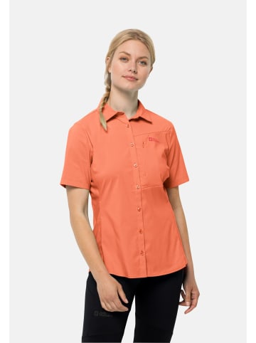 Jack Wolfskin Rundhals T-Shirt für Damen in orange
