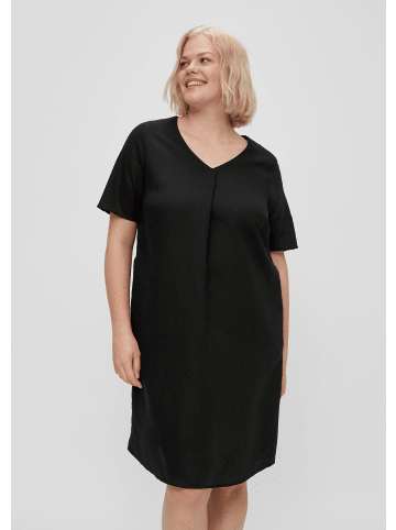 TRIANGLE Kleid lang in Schwarz
