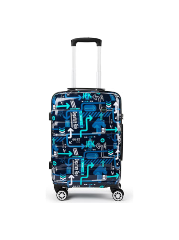 Nowi 4 Rollen Kabinentrolley S 55 cm in blau