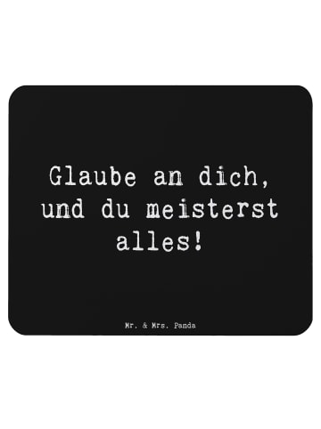 Mr. & Mrs. Panda Maus Pad Spruch Stolpersteine im Alltag meister... in Schwarz