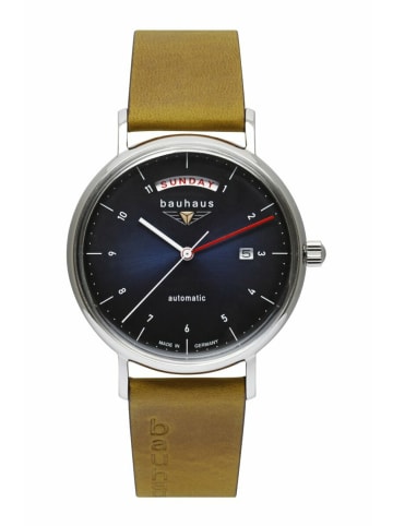 Bauhaus Automatikuhr für Herren in braun