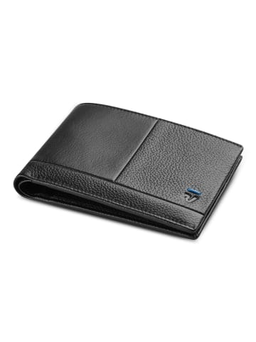 Roncato Trial DLX Geldbörse RFID Schutz Leder 12.5 cm in nero