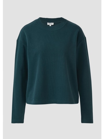s.Oliver Sweatshirt in 6933_petrol