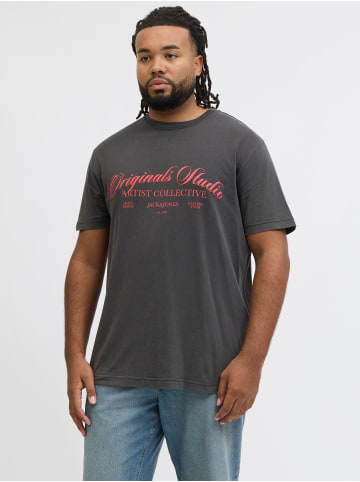 JACK & JONES PLUS T-shirt in Black