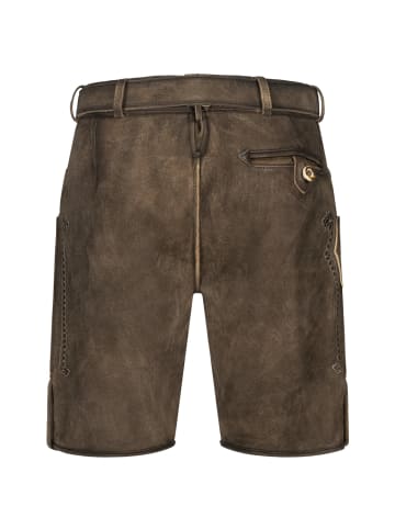 KRÜGER Lederhose Sean in braun