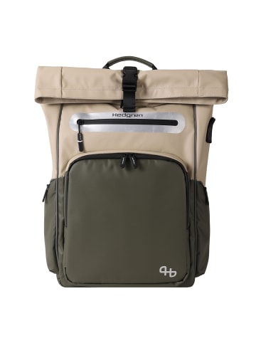 Hedgren hub Rucksack 59 cm in beige-olive