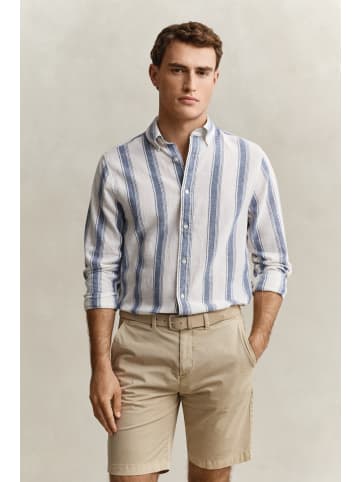 Gant Hemd in ecru blau