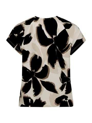 Betty Barclay Printshirt mit Gummizug in Beige/Schwarz