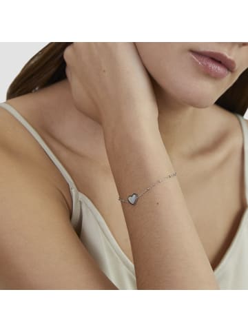 s.Oliver Armband Pearl Heart in silber