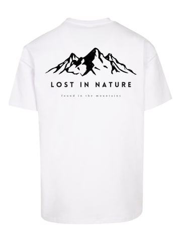 F4NT4STIC Heavy Oversize T-Shirt Lost in nature in weiß