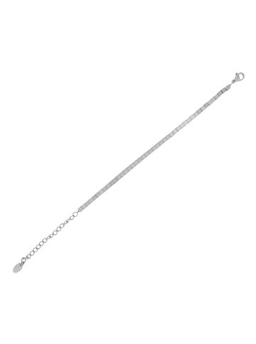 Adeliás Damen Armband – Kugelarmband aus Edelstahl 15+5 cm in silber