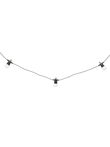 Atmosphera Créateur d'intérieur Solar-LED-Lichterkette SOA, 10 Glühbirnen in Schwarz, 800 cm