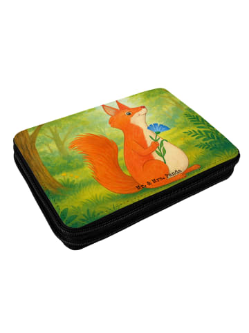Mr. & Mrs. Panda Etui Eichhörnchen Blume Design ohne Spruch in Weiß