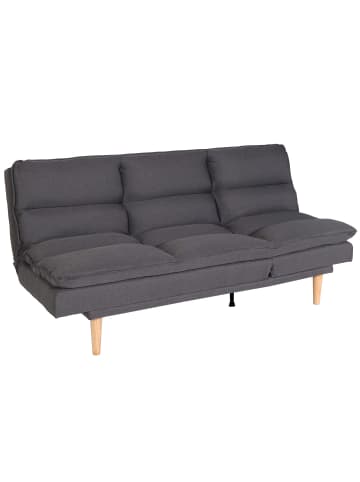 MCW Schlafsofa M79 Schlaffunktion Liegefläche 180x110cm, Stoff/Textil dunkelgrau
