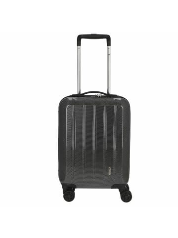Check.In London 2.0 - 4-Rollen-Trolley 50 cm (orange) in carbon schwarz