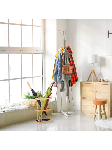 relaxdays Schirmständer in Natur - (B)29,5x (H)45 x (T)15 cm