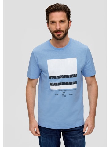 s.Oliver T-Shirt kurzarm in Blau