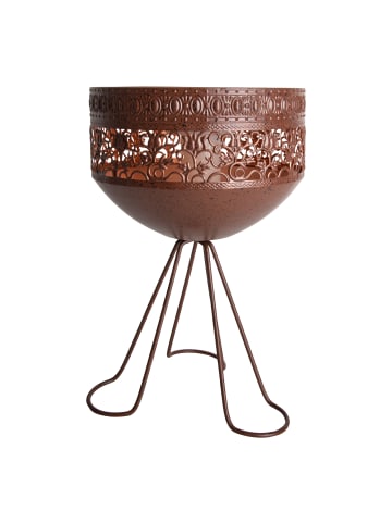 näve LED Solarleuchte "ROME" in rost - (L)22 cm x (B)22 cm x (H)34.5 cm