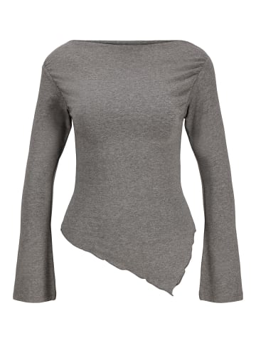 JJXX Asymetrisches Top in Dark Grey Melange