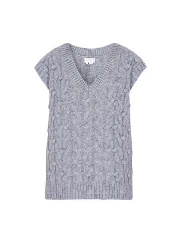 usha WHITE LABEL Pullunder in Grau Blau Melange