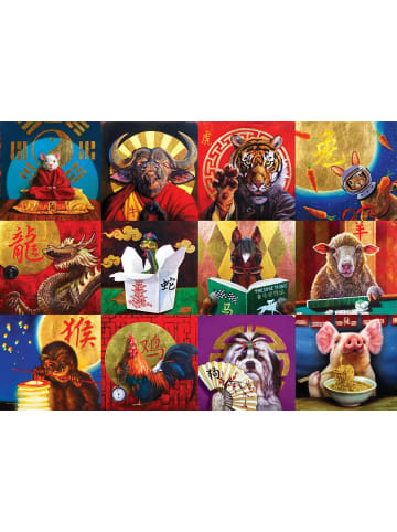 Eurographics Chinesisches Sternzeichen von Lucia Heffernan (Puzzle)