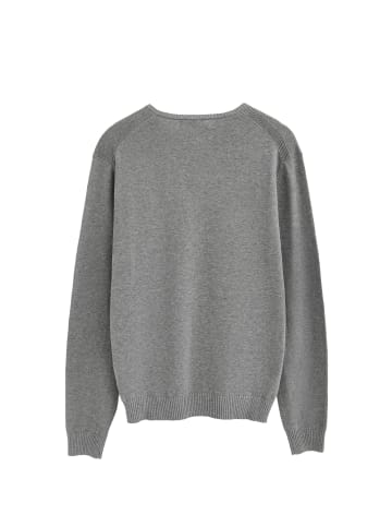 Polo Club Pullover RIGBY GO V COTTON VO in Graue Kraft