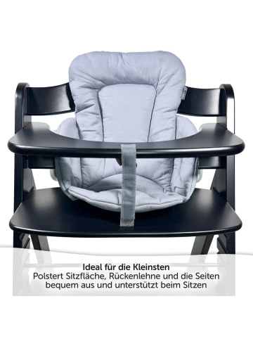 LaLoona Sitzverkleinerer für Hauck Alpha Hochstuhl in grau