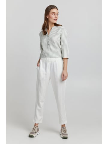 Oxmo Leinenhose OXAlfa in Weiß