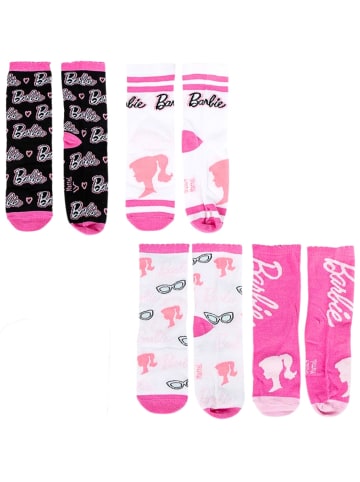 Cerda 4er - Pack Geschenkset Kindersocken Barbie & Spardose  in Bunt