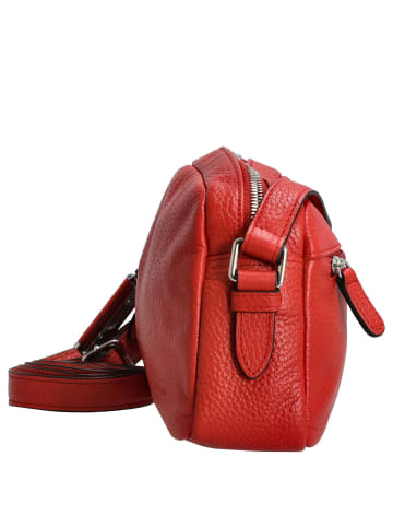 PICARD Pure - Umhängetasche 21 cm Rindsleder (pesto) in lipstick