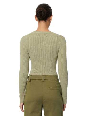 Marc O'Polo Rundhalspullover slim in steamed sage