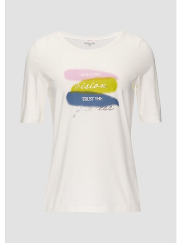 s.Oliver T-Shirt in 02E0_ecru