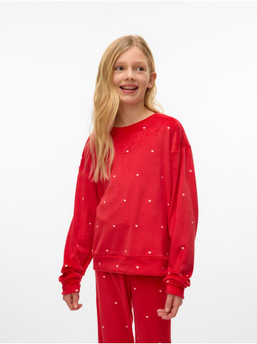 Vero Moda Girl Sweatshirt in Chinese Red