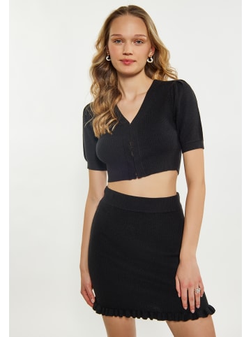 myMo Damen Cardigan in SCHWARZ