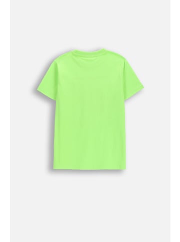 Coccodrillo T-shirt mit kurzen Ärmeln in limonengrün