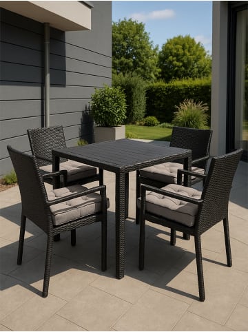 Aspero 4 Stuhlkissen 40x40 cm Padua in Beige