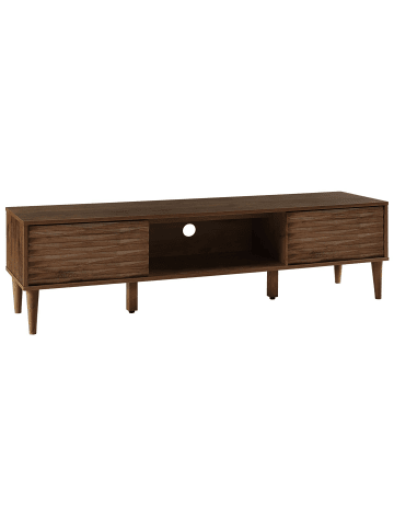 Beliani TV-Möbel KAYAN in Braun - (W) 160 x (H) 46 x (L) 40 cm