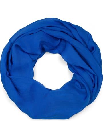 styleBREAKER Seidiger unifarbener Loop in Royalblau