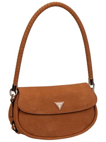 Guess Handtasche Danya Flap Shoulder in Cognac