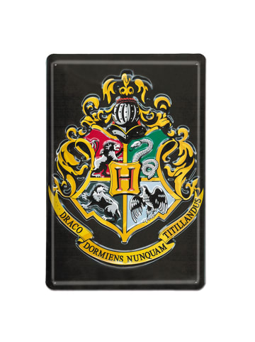 Logoshirt Blechschild Harry Potter - Hogwarts in farbig