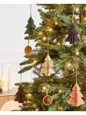 Beliani Weihnachtsbaumkugeln GUDENA in Bunt
