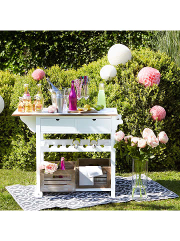 Butlers In-/Outdoorteppich COLOUR CLASH Mosaik in Grau