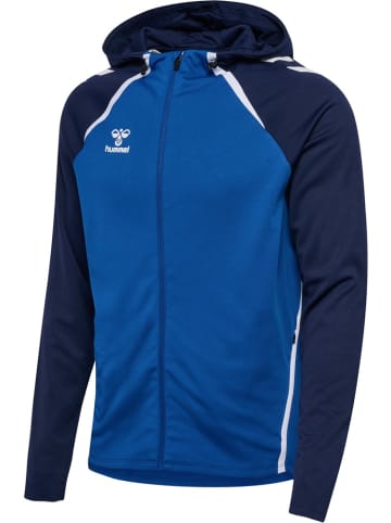 Hummel Trainingsjacke "Hmllead 2.0 Zip Hoodie" in Blau