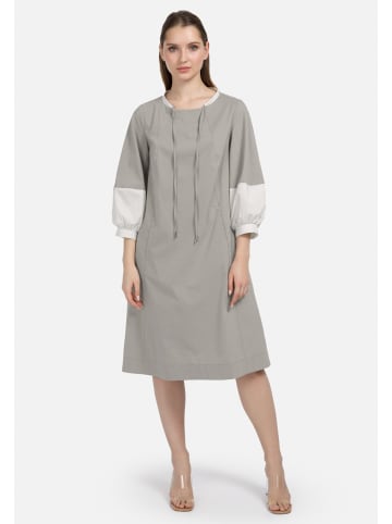 HELMIDGE A-Linien-Kleid Midikleid in grau