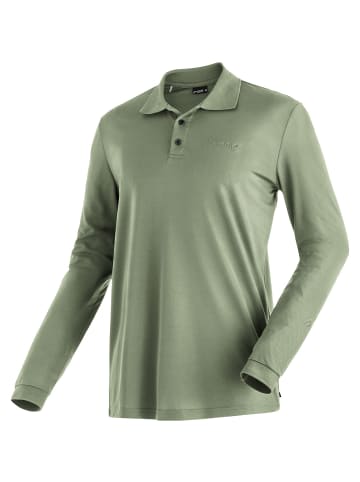 Maier Sports Ulrich L/S He-Polo 1/1 Arm in Grün2068